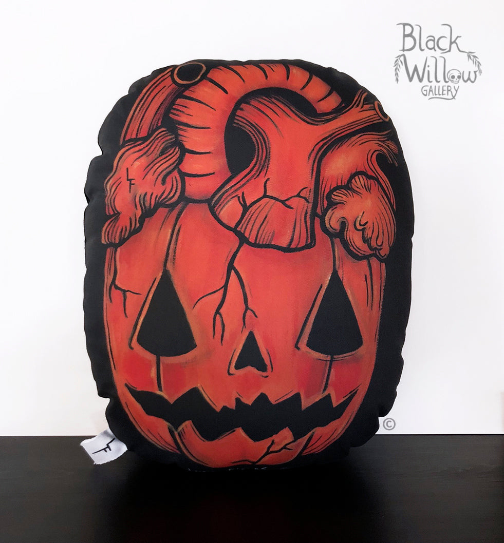 Pumpkin Heart Pillow