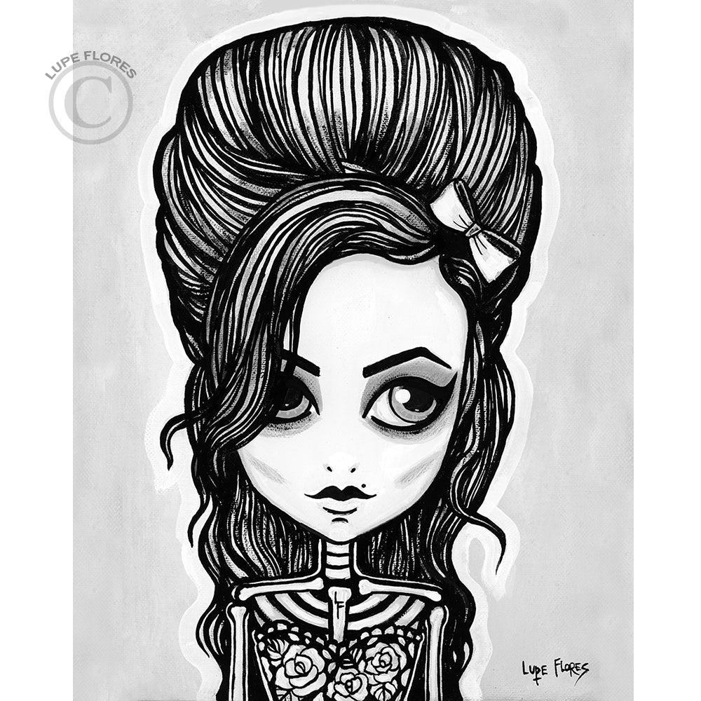 Amy Winehouse 8"x 10" Art Print