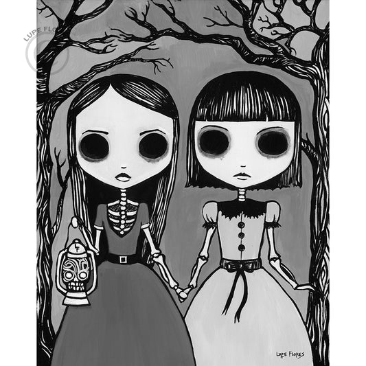 Creepy Night 8" x 10" Art Print
