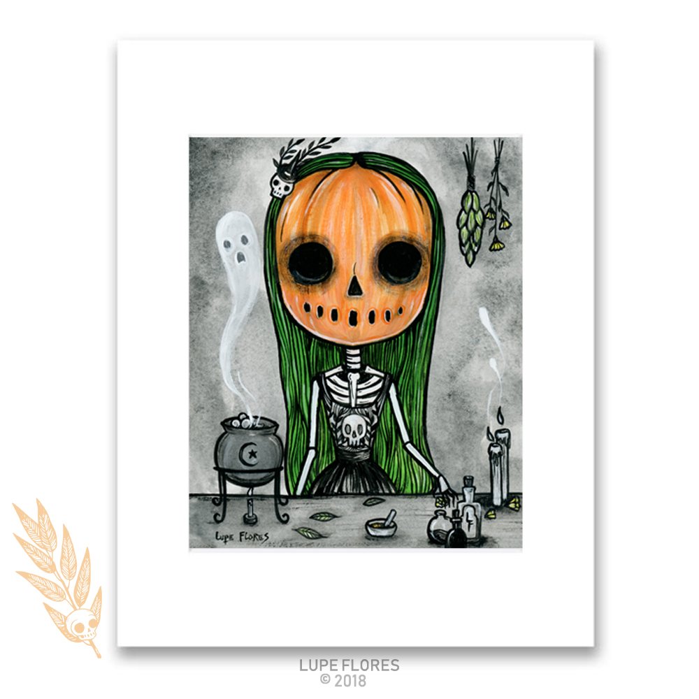 Norah the Witch 8" x 10" Art Mat Print