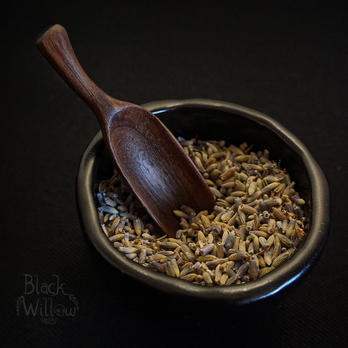 Wooden Spoon in a bowl of lavender