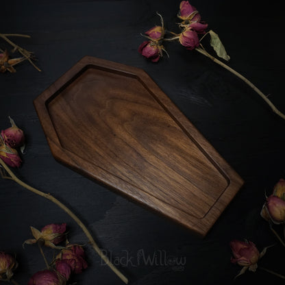 Coffin Wooden Catch All Tray