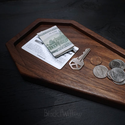 Coffin Wooden Catch All Tray