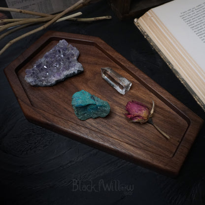 Coffin Wooden Catch All Tray
