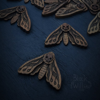 Nocturnal Guardian Moth Pin