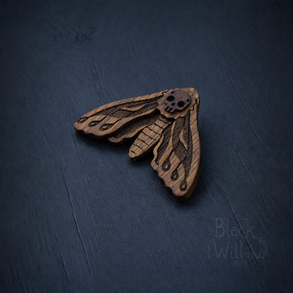 Nocturnal Guardian Moth Pin