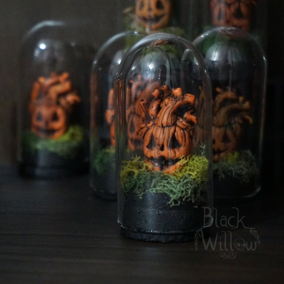 Mini Pumpkin Heart Terrarium Dome