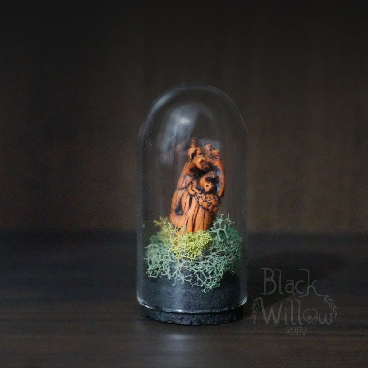 Mini Pumpkin Heart Terrarium Dome