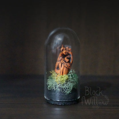 Mini Pumpkin Heart Terrarium Dome