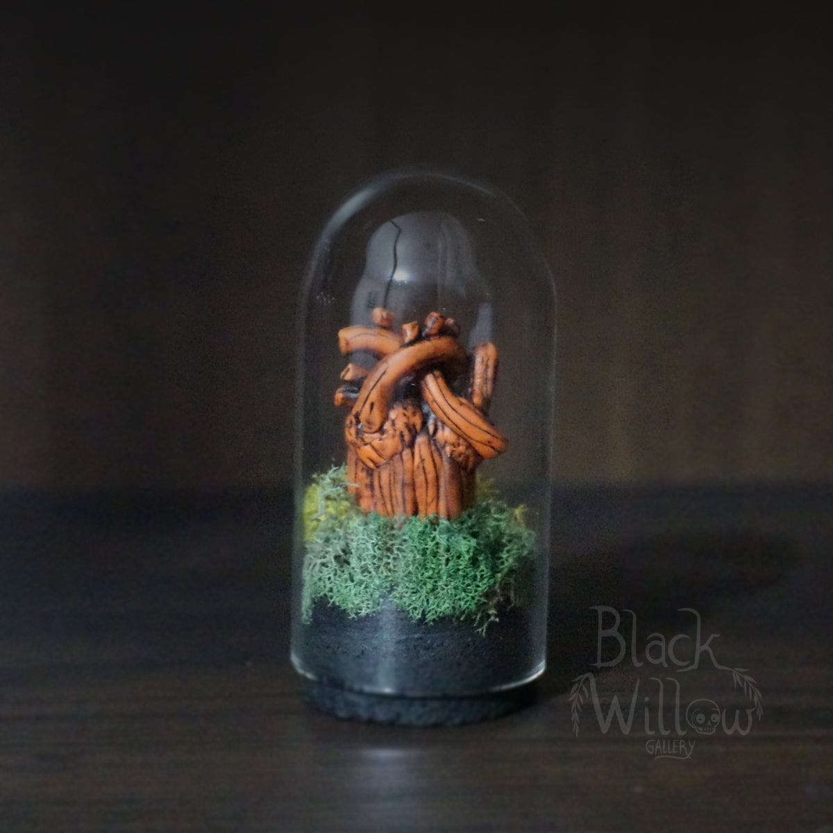 Mini Pumpkin Heart Terrarium Dome