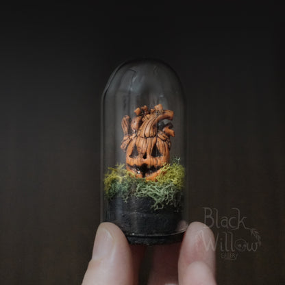 Mini Pumpkin Heart Terrarium Dome