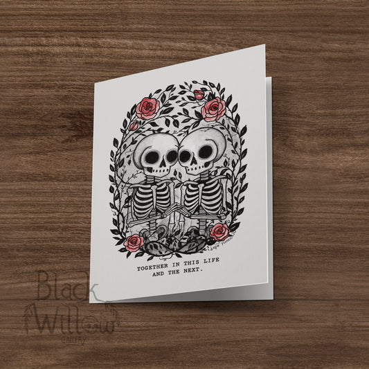 Together In This Life And The Next Greeting Card