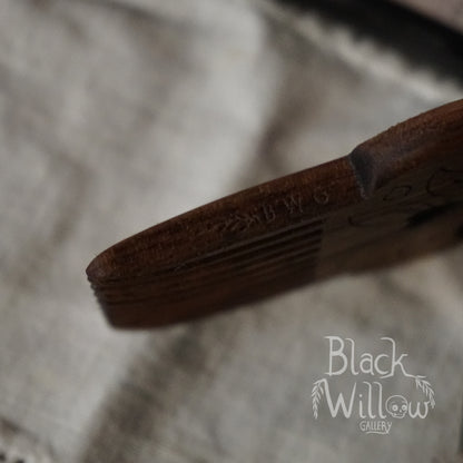 Skull Wooden Comb