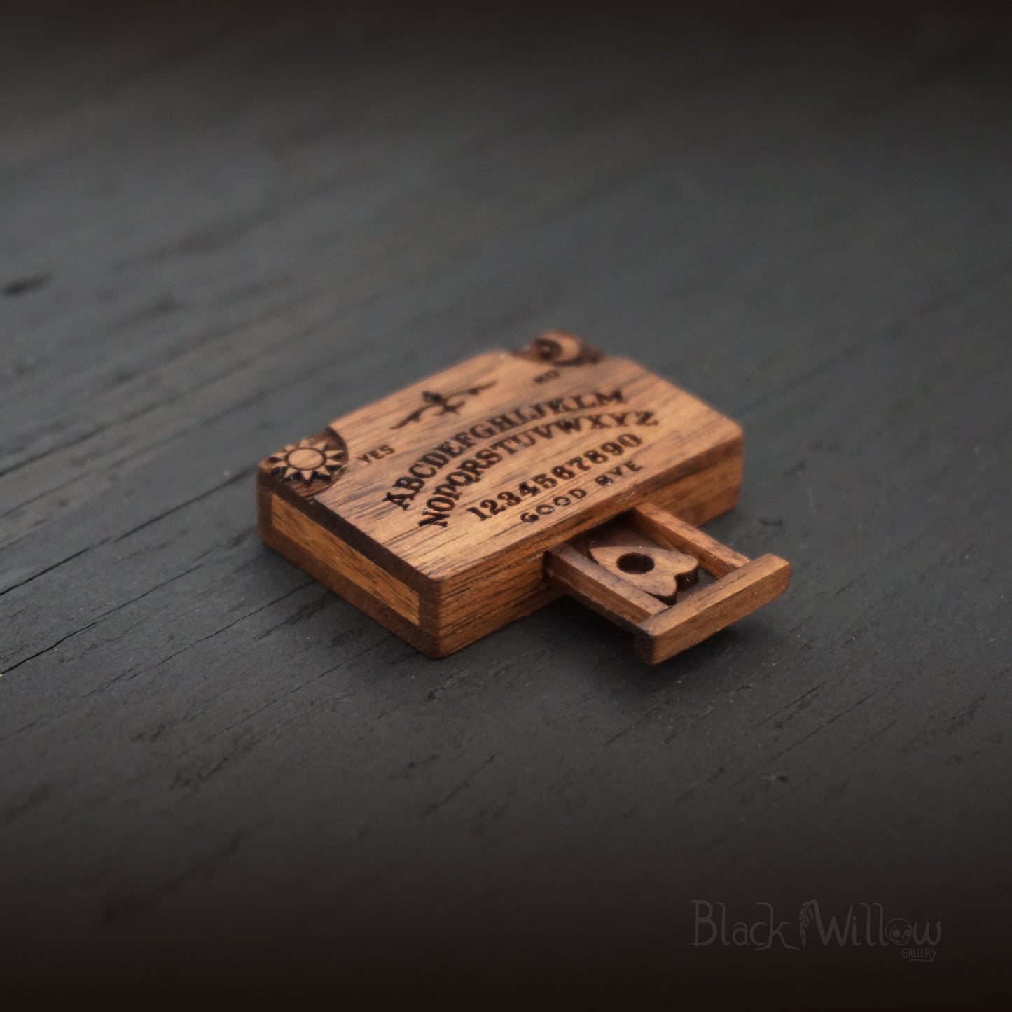 Miniature Spirit Board with Drawer