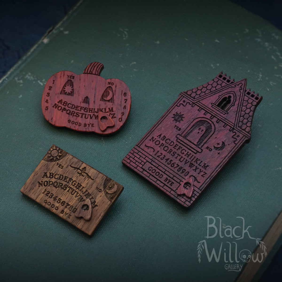 Haunted House, Pumpkin & Classic Spirit Board Pins