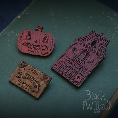 Haunted House, Pumpkin & Classic Spirit Board Pins