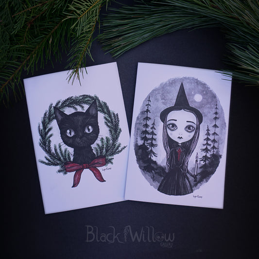 Merry Witchmas Greeting Cards